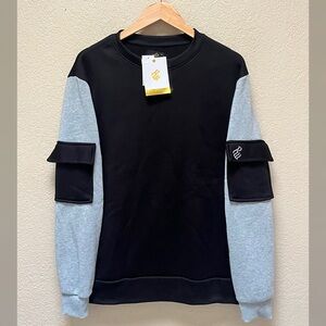 Roca Wear  Men's Sweater Black & Gray Color Size-Medium